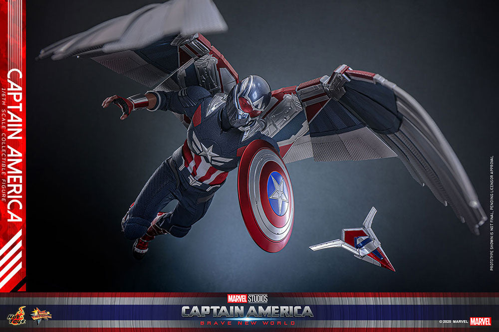 1/6 Movie Masterpiece - Fully Poseable Figure: Captain America: Brave New World - Captain America