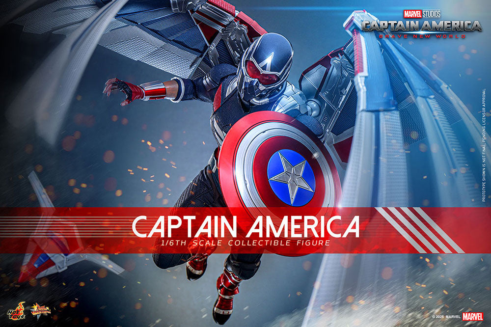 1/6 Movie Masterpiece - Fully Poseable Figure: Captain America: Brave New World - Captain America