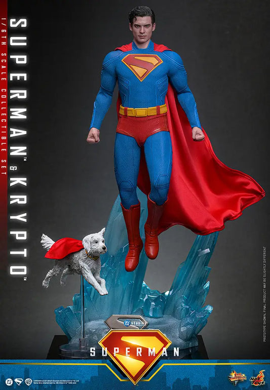 1/6 Movie Masterpiece - Fully Poseable Figure: Superman (2025) - Superman & Krypto