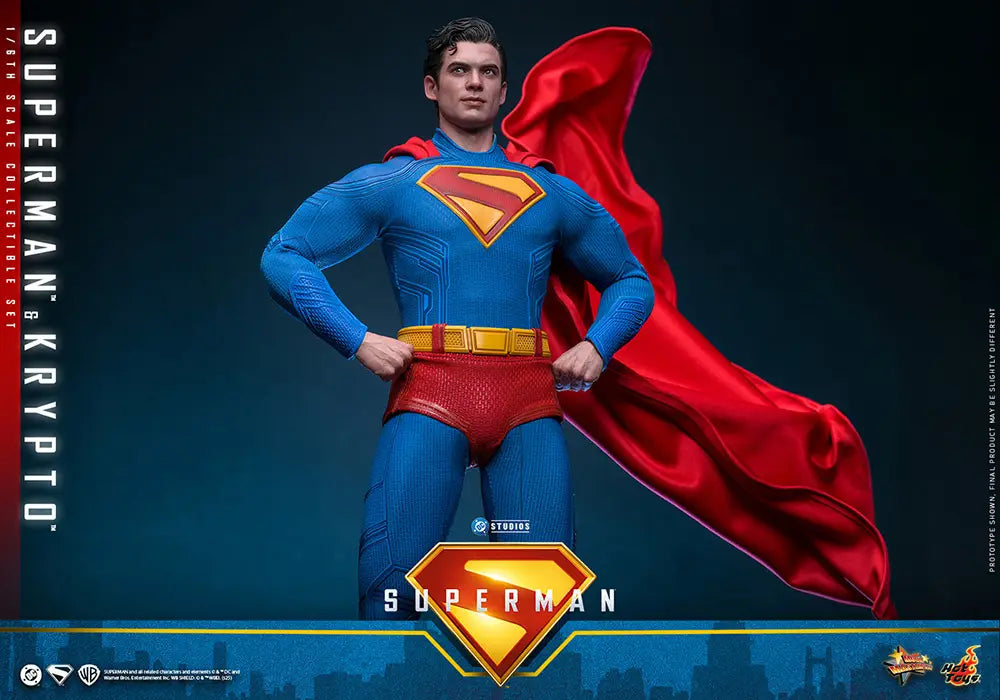 1/6 Movie Masterpiece - Fully Poseable Figure: Superman (2025) - Superman & Krypto