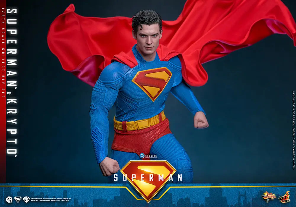 1/6 Movie Masterpiece - Fully Poseable Figure: Superman (2025) - Superman & Krypto