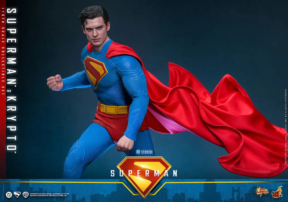1/6 Movie Masterpiece - Fully Poseable Figure: Superman (2025) - Superman & Krypto