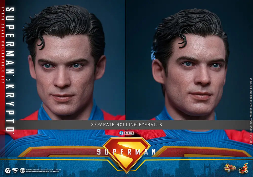 1/6 Movie Masterpiece - Fully Poseable Figure: Superman (2025) - Superman & Krypto
