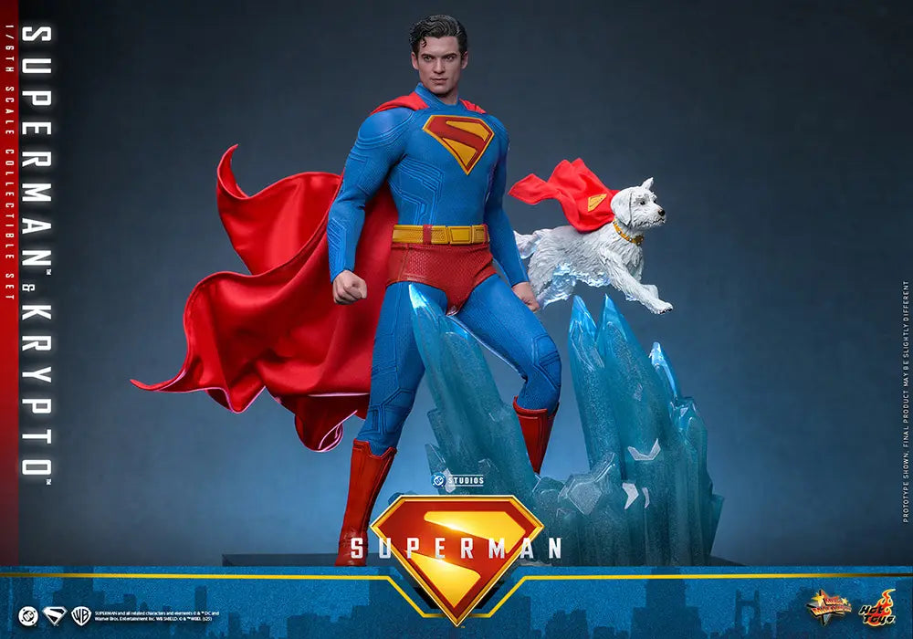 1/6 Movie Masterpiece - Fully Poseable Figure: Superman (2025) - Superman & Krypto