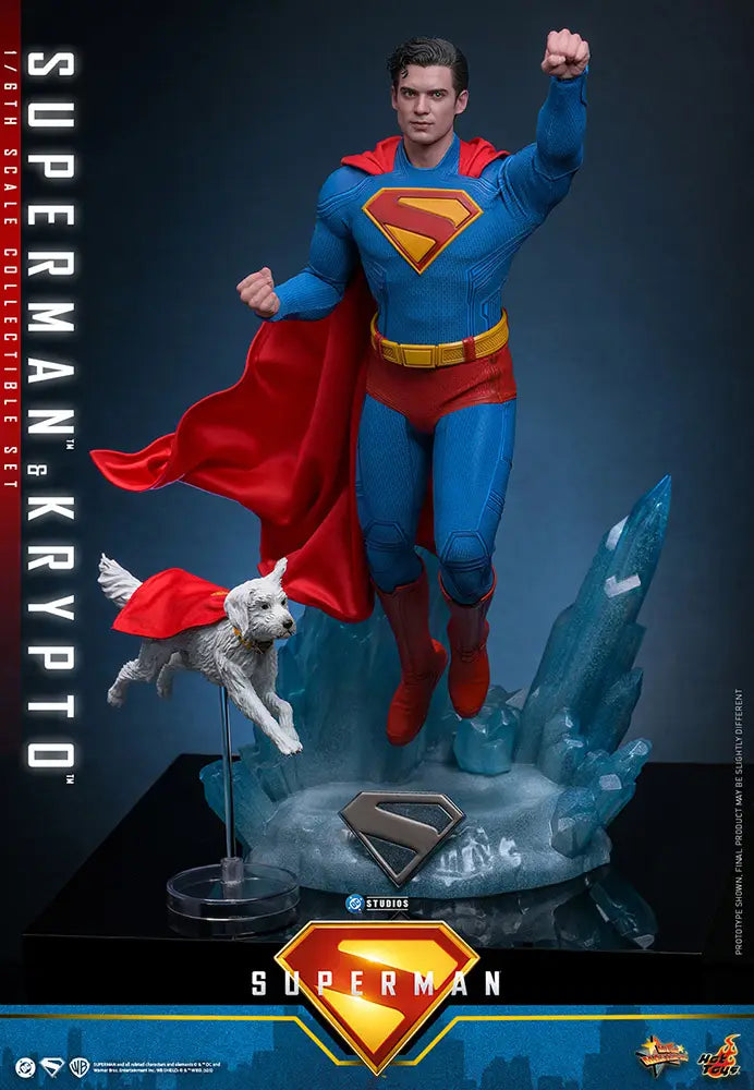 1/6 Movie Masterpiece - Fully Poseable Figure: Superman (2025) - Superman & Krypto
