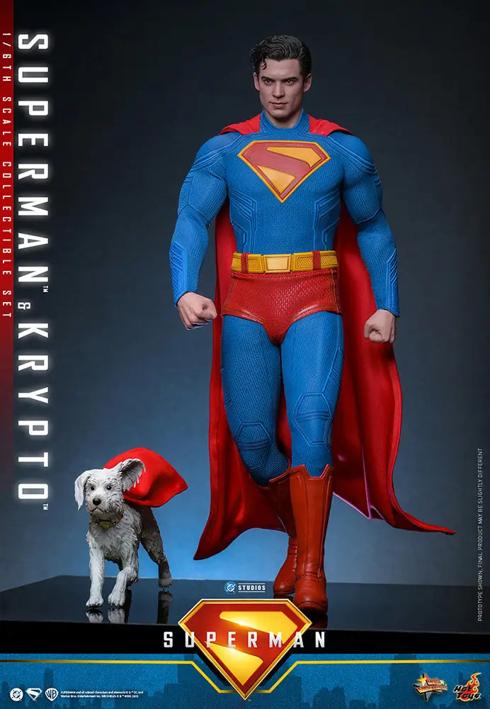 1/6 Movie Masterpiece - Fully Poseable Figure: Superman (2025) - Superman & Krypto