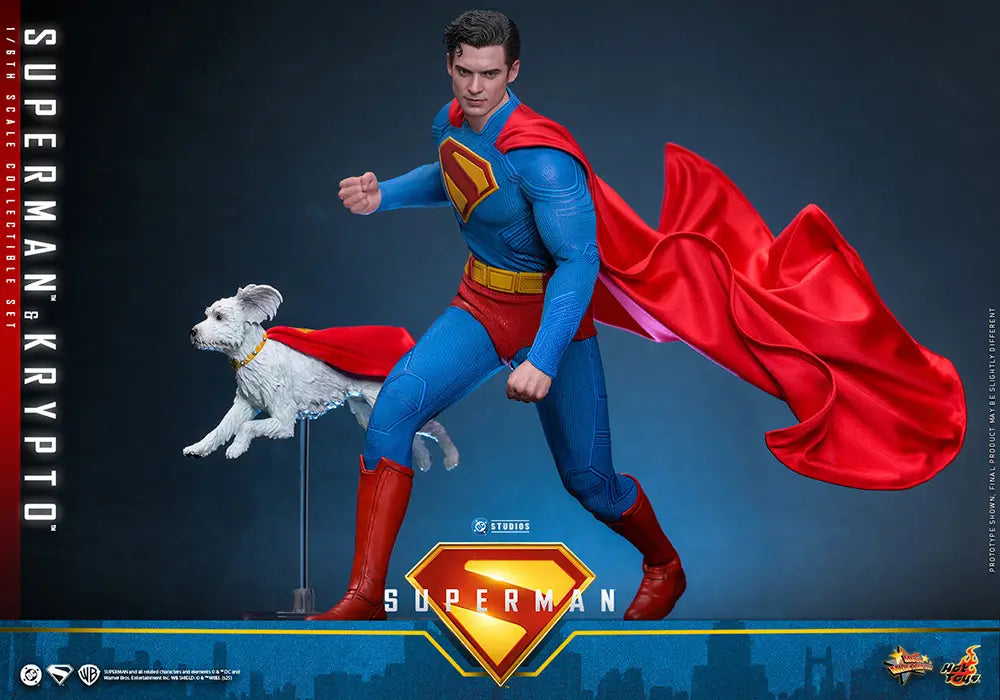 1/6 Movie Masterpiece - Fully Poseable Figure: Superman (2025) - Superman & Krypto