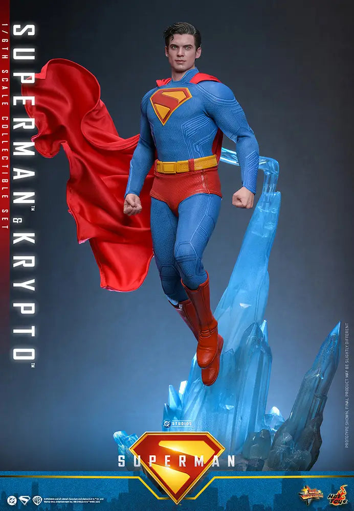 1/6 Movie Masterpiece - Fully Poseable Figure: Superman (2025) - Superman & Krypto