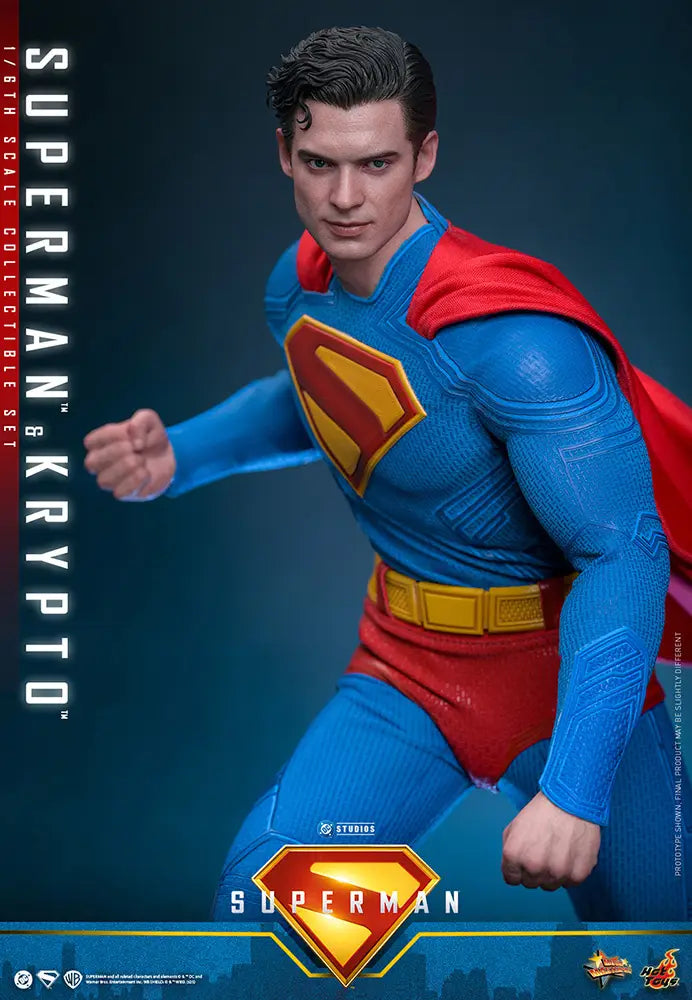 1/6 Movie Masterpiece - Fully Poseable Figure: Superman (2025) - Superman & Krypto