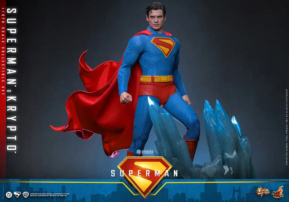 1/6 Movie Masterpiece - Fully Poseable Figure: Superman (2025) - Superman & Krypto