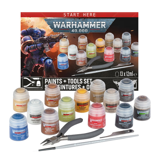 Warhammer 40000 Paints Plus Tools