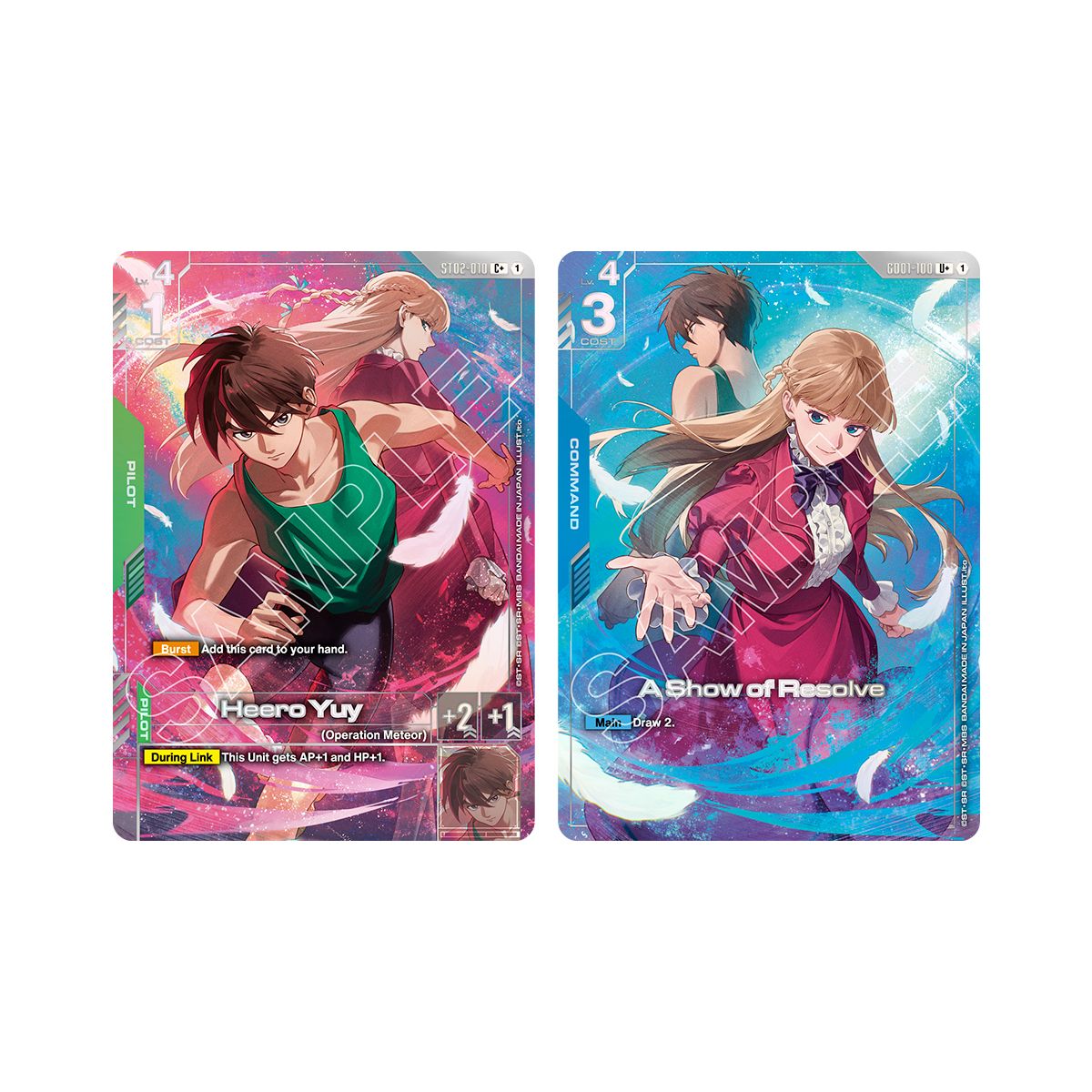 GUNDAM CARD GAME Premium Accessory Set -Mobile Suit Gundam Wing
