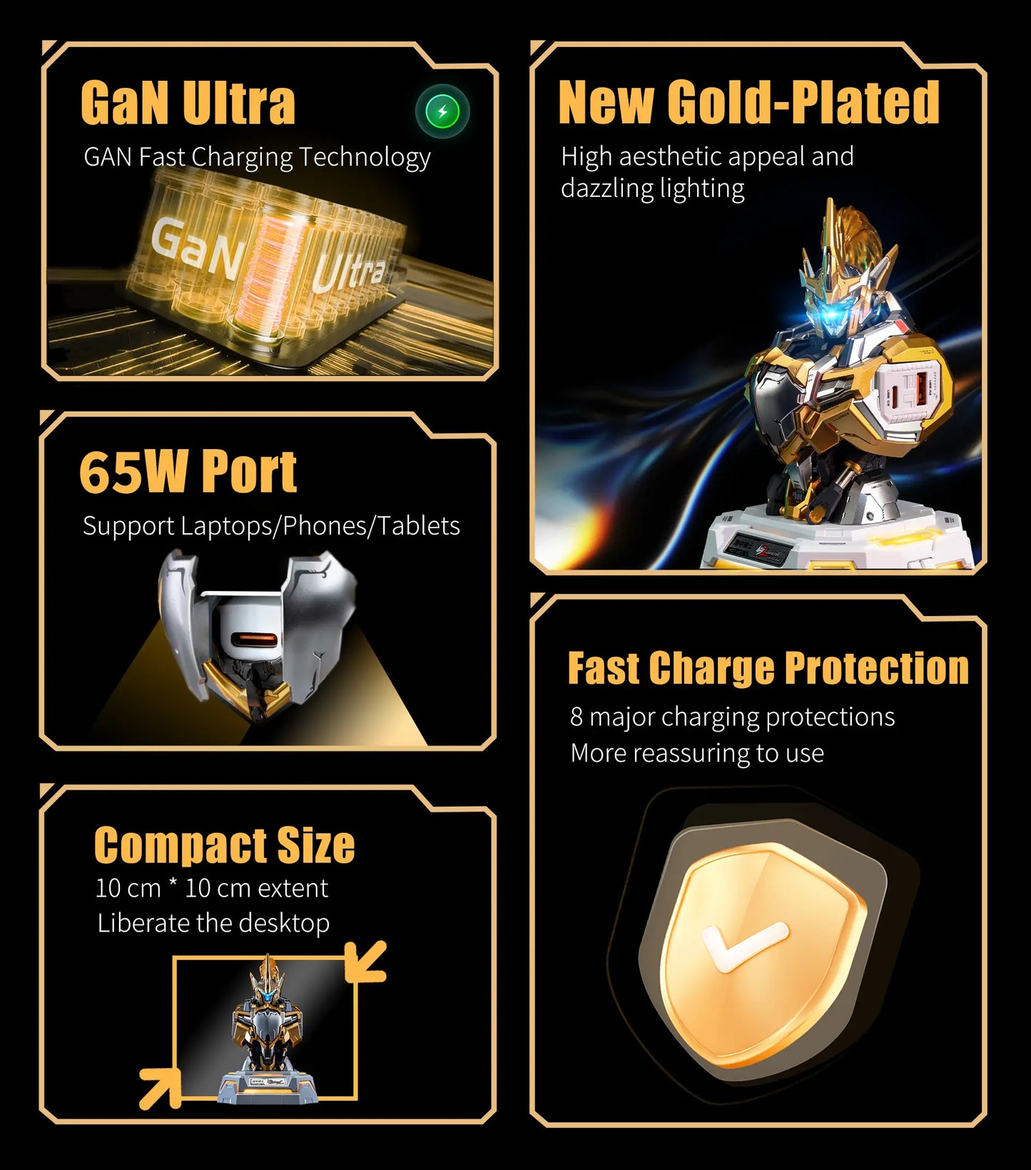 Mecha Action Figures Charging Center Series 3. Lancelot of the Lake 65W