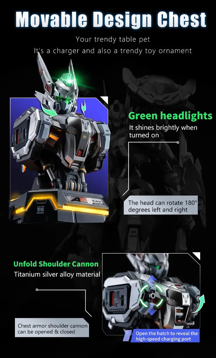 Mecha Action Figures Charging Center Series 4. Wu Chenghou 65W
