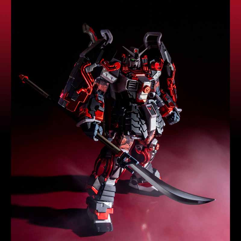 1/100 MG Shin Musha Gundam Sengoku No Jin Black Robe Large Armor