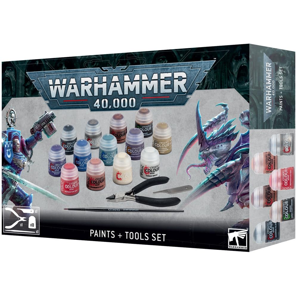 Warhammer 40K Paints & Tools Set