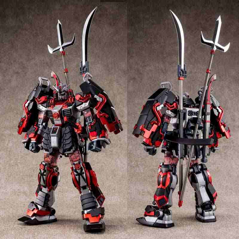 1/100 MG Shin Musha Gundam Sengoku No Jin Black Robe Large Armor
