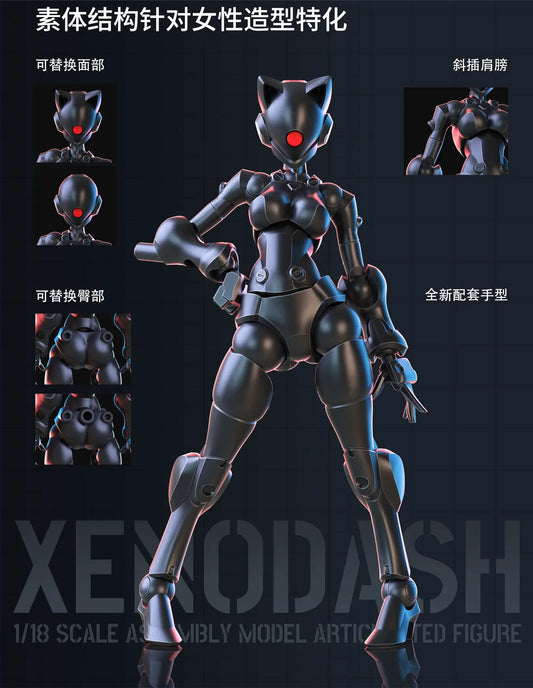 3 min project Series Xenodash Plastic Model Kit (Black)