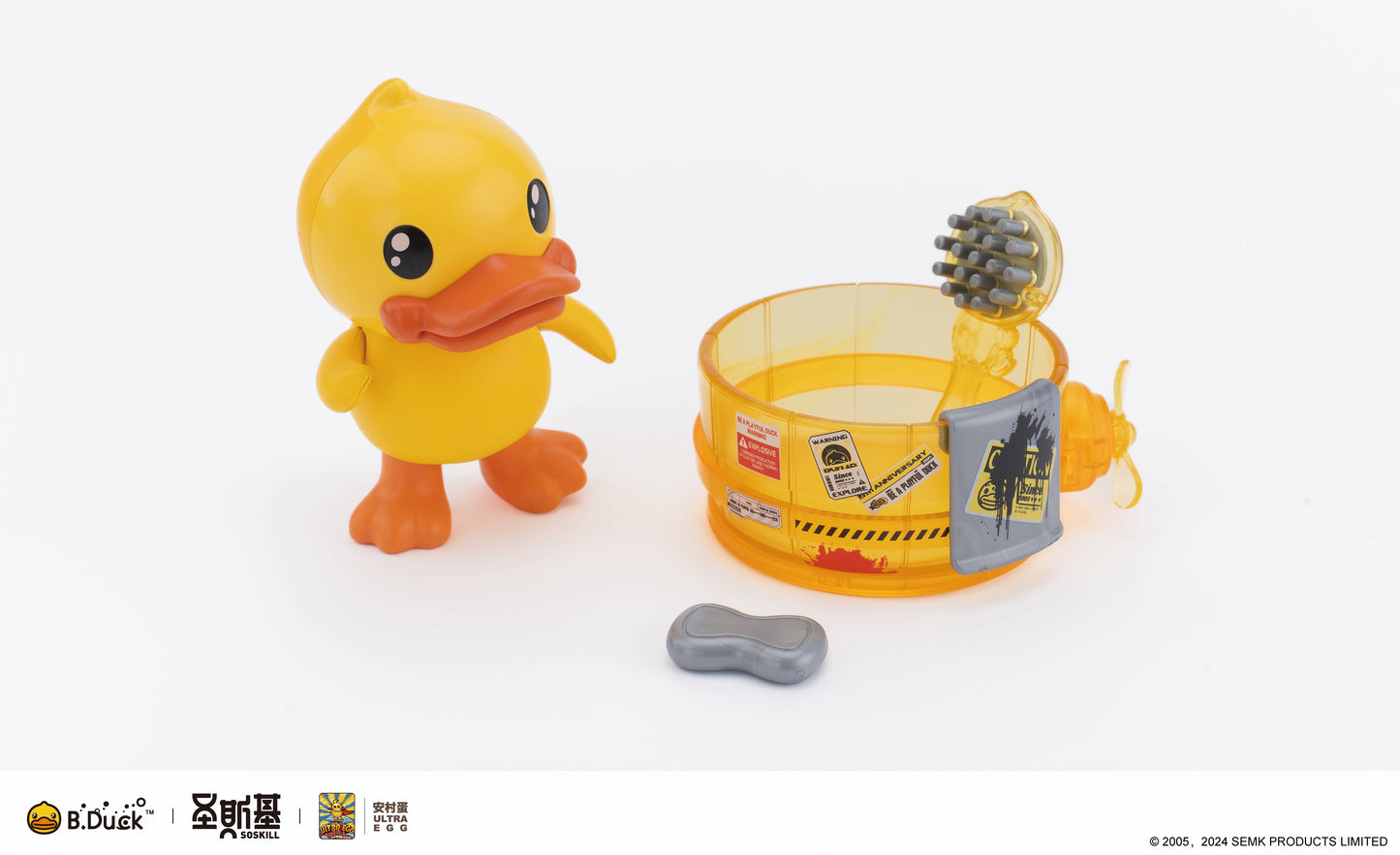 SOSKILL x ULTRA EGG SpaDuck 19th Anniversary Black Samurai Limited Edition Plastic Model Kit