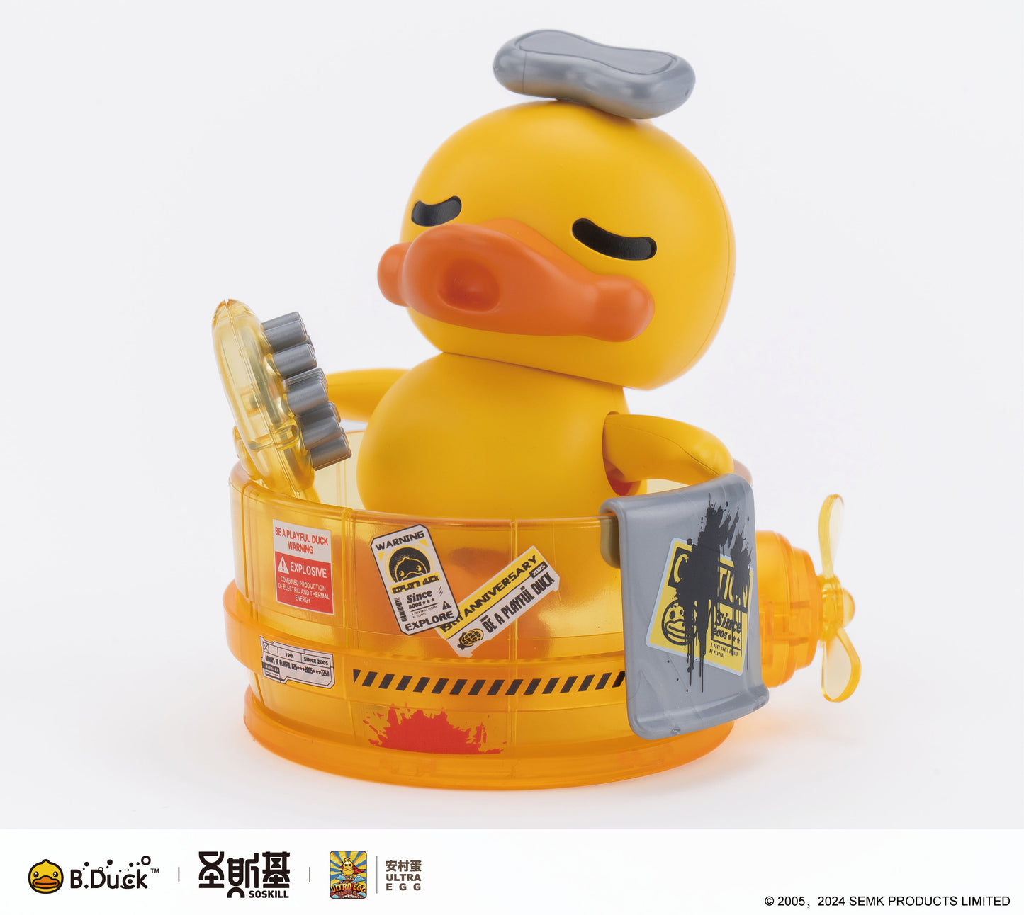 SOSKILL x ULTRA EGG SpaDuck 19th Anniversary Black Samurai Limited Edition Plastic Model Kit