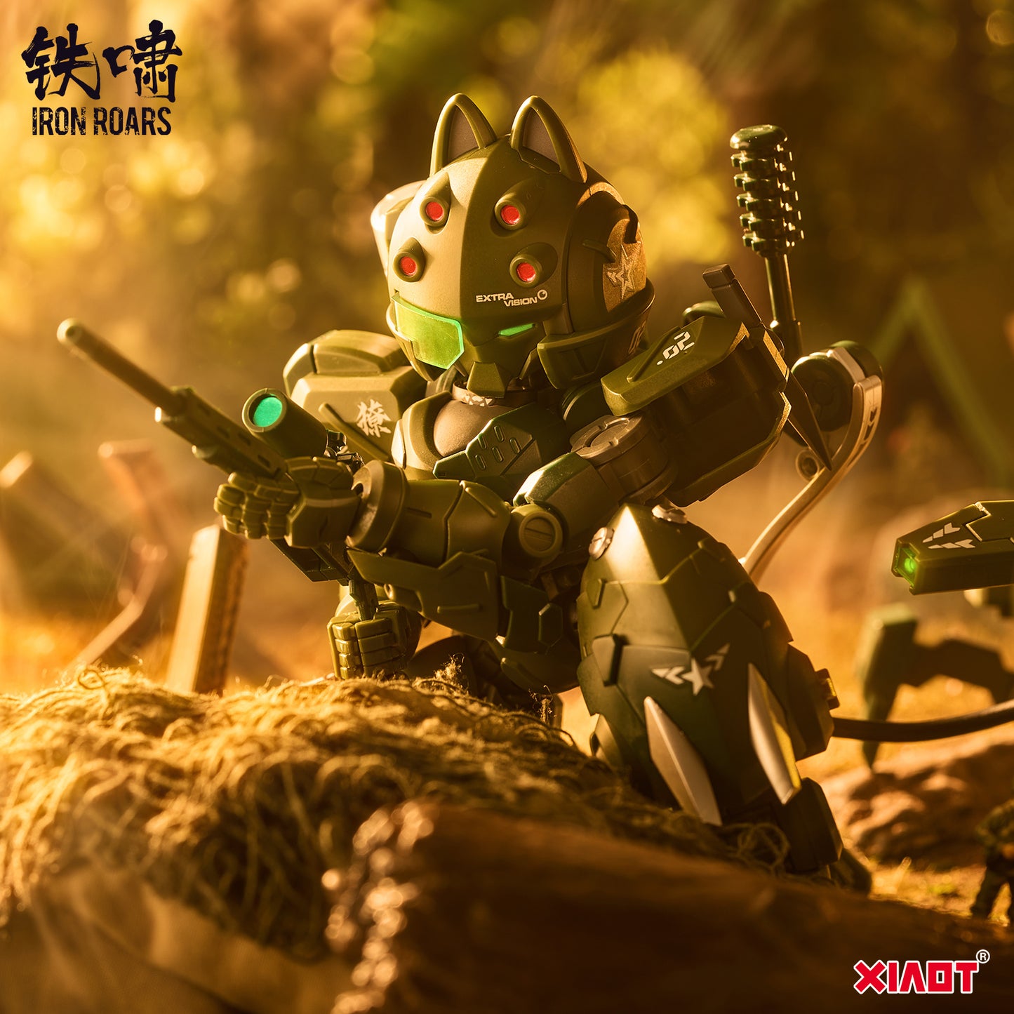 1/60 XIAOT x IRON ROARS Super-Maneuver Armored Walker C.A.T-02 Ryo Jungle Camouflage Limited Edition