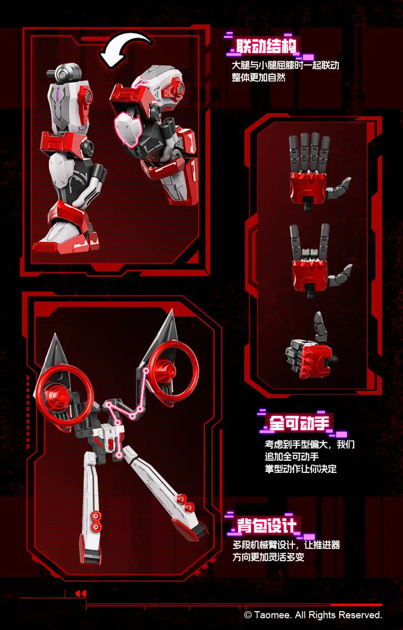 Seer: Saint Machine Gaia Plastic Model Kit Scale Model Assembly