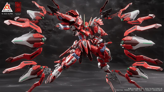 CD-FA-04 KAINAR ASY-TAC FRONTEER DSK-02 Full Armor DUSSACK Red Night Dedicated Machine Alloy Action Figure
